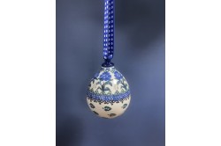 185  Bunzlau Kerstbal Druppel vorm  1071 Kerstballen